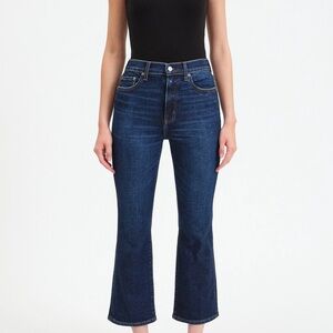 Daze Denim Shy Girl High Rise Crop Flare jeans